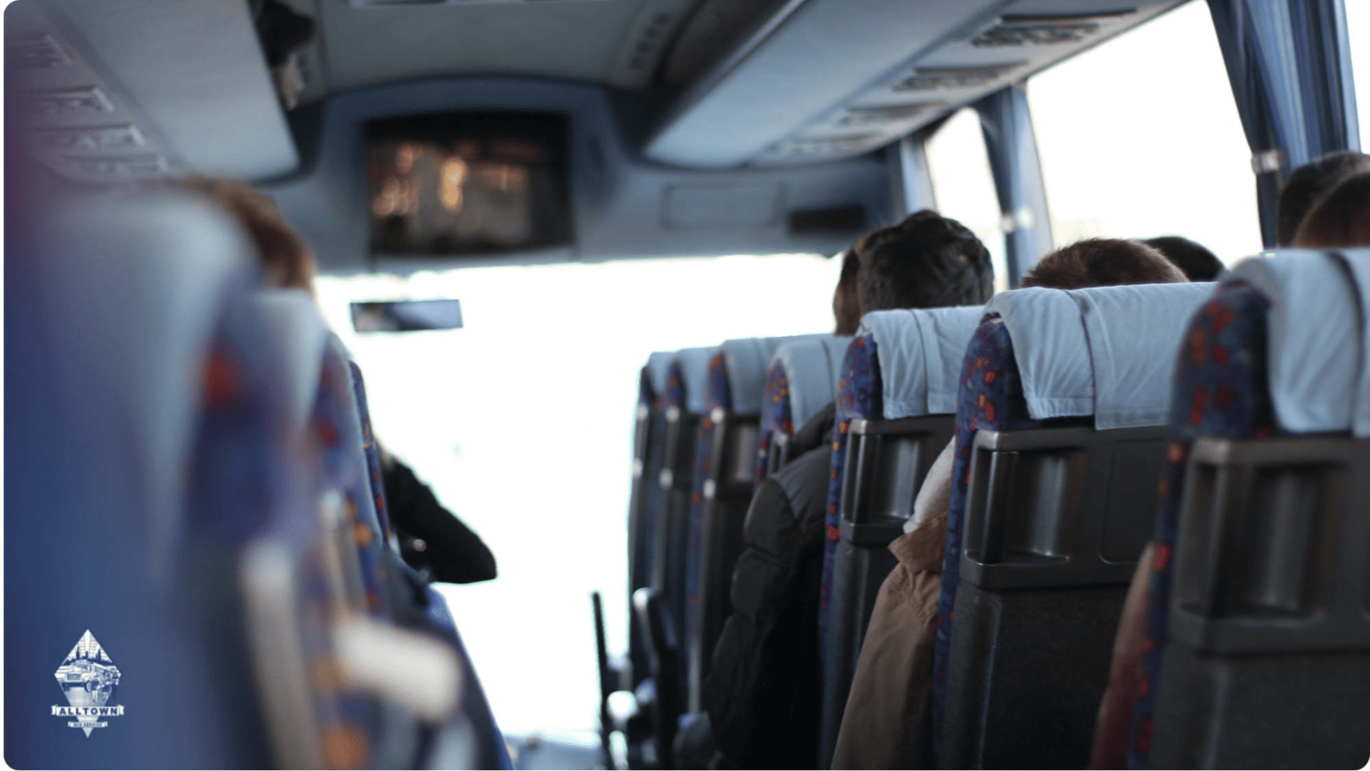 Chicago charter bus rentals for weddings, school field trips, and group events by Alltown Bus