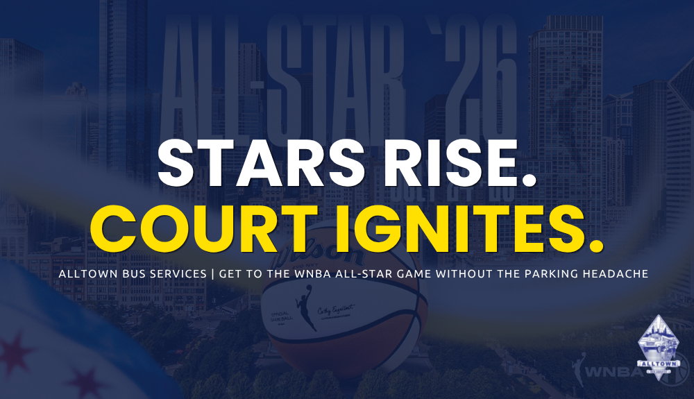 Charter bus transportation for WNBA All-Star Game Chicago 2026 at United Center group travel
