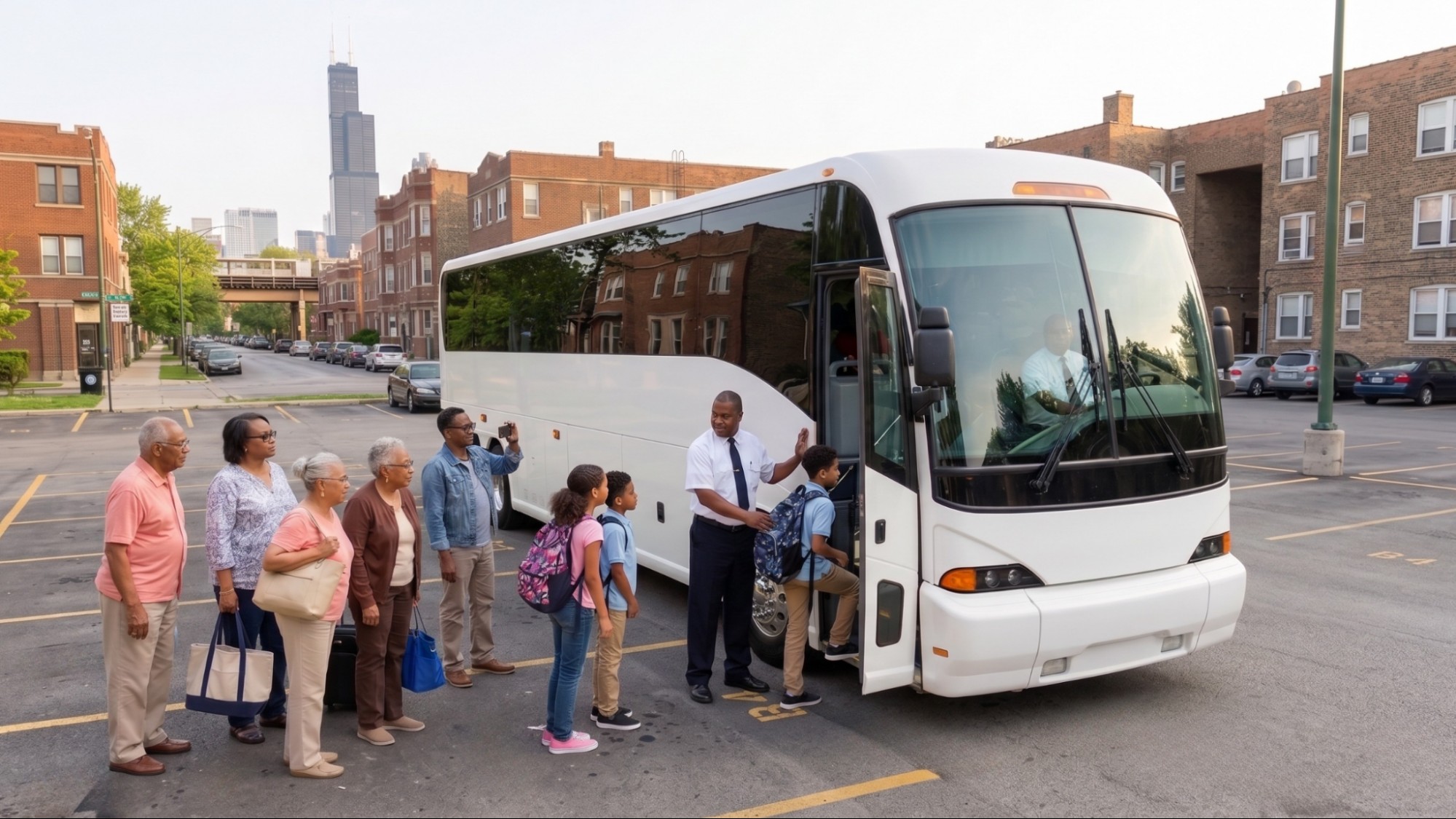 Charter Bus Rentals in Harvey