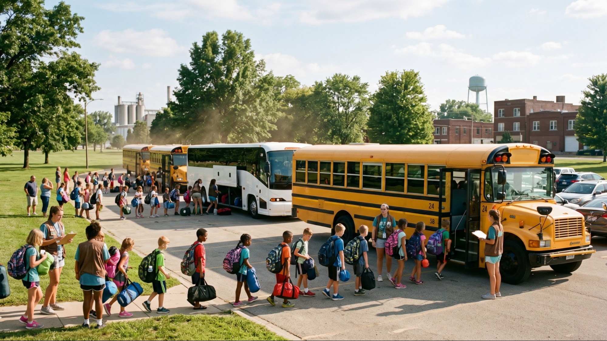 Summer Camp Bus Transportation